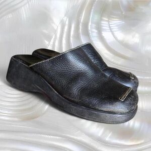 Vintage Leather Mules